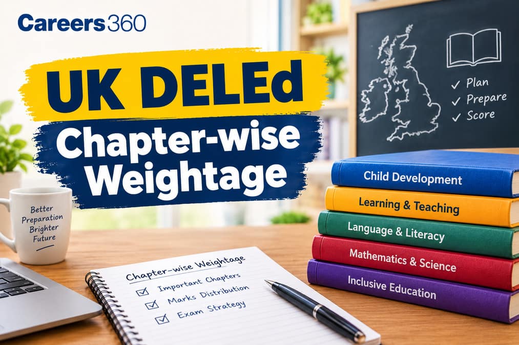 UK DElEd 2026 Chapter-wise Weightage: Important Topics & Marks